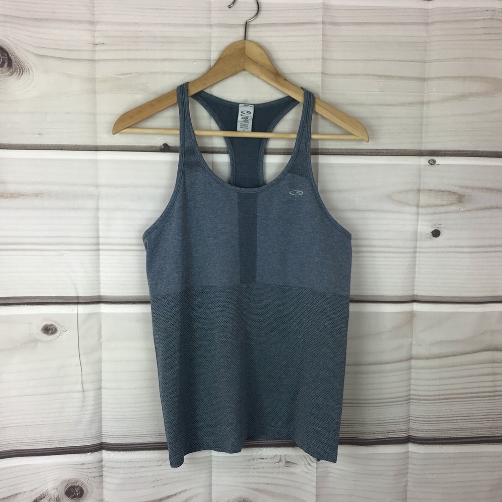 C9 Champion Top Womens Small Scoop Neck Duo Dry Tank Racerback Running Stretch